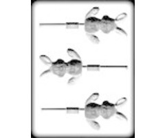 Easter Bunny Shaped Hard Candy Sucker Mold by Ck Products 8h-2220