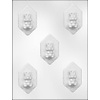 Easter Bunny on Diamond Candy Mold by Ck Products 90-2627