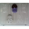 Easter Bunny in Tulip Shaped Sucker Mold by Concepts in Candy EO86