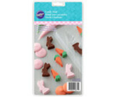 Easter Bunny and Carrot Candy Mold