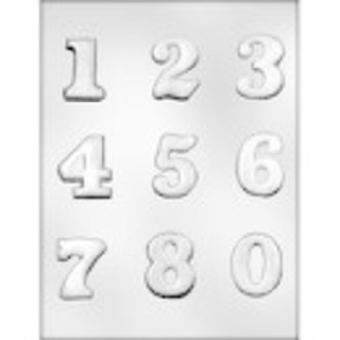 Large Numbers Candy Mold 90-14243