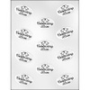 Celebrating Love Oval Candy Mold 90-15516