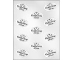 Celebrating Love Oval Candy Mold 90-15516