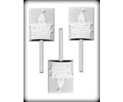 Castle Hard Candy Sucker Mold by Ck Products 8H-13622
