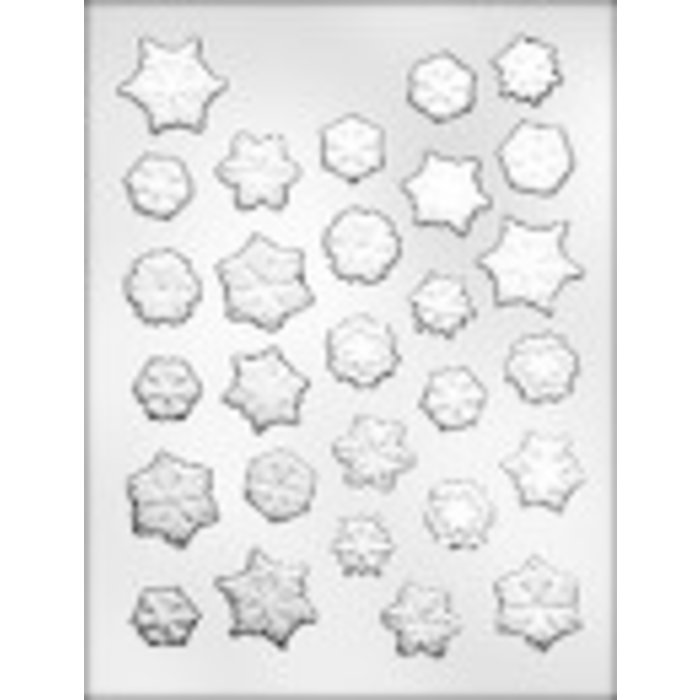 Assorted Snowflakes Christmas Candy Mold 90-4115