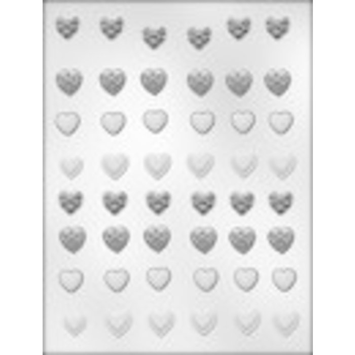 Tiny Hearts Shaped Candy Mold by CK Products 90-1124