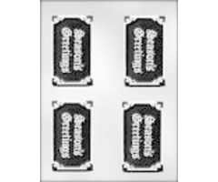 Season's Greetings Bar Candy Mold 90-4715