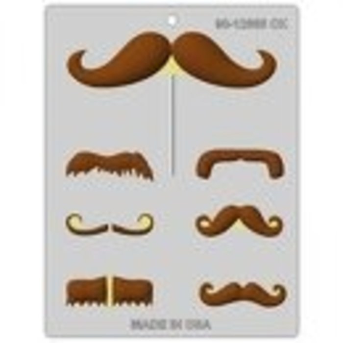 Assorted Mustache Candy Mold 90-12665