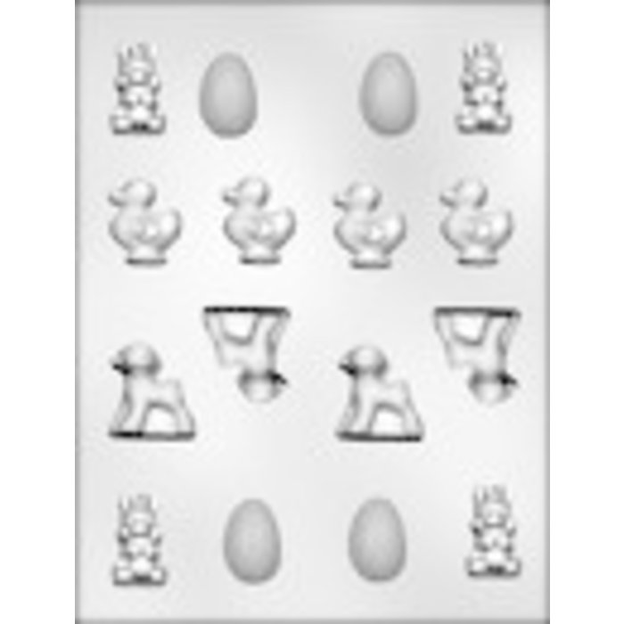 Assorted Easter Themed Hard Candy Mold by Ck Products 8H-2114