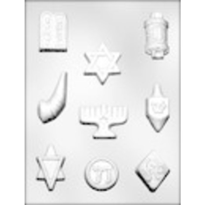 Jewish Symbols Themed Candy Mold by Ck Products 90-7101
