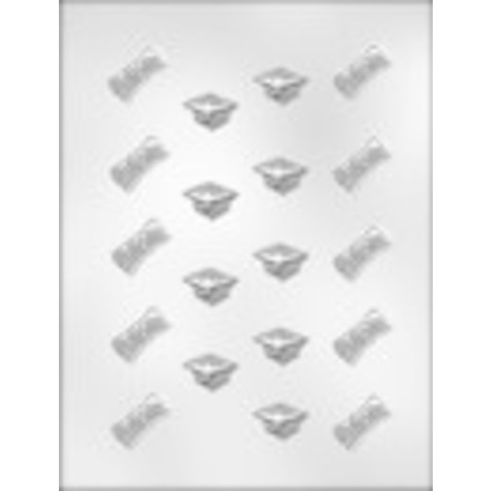 Diploma and Hat Graduation Candy Mold 90-13514