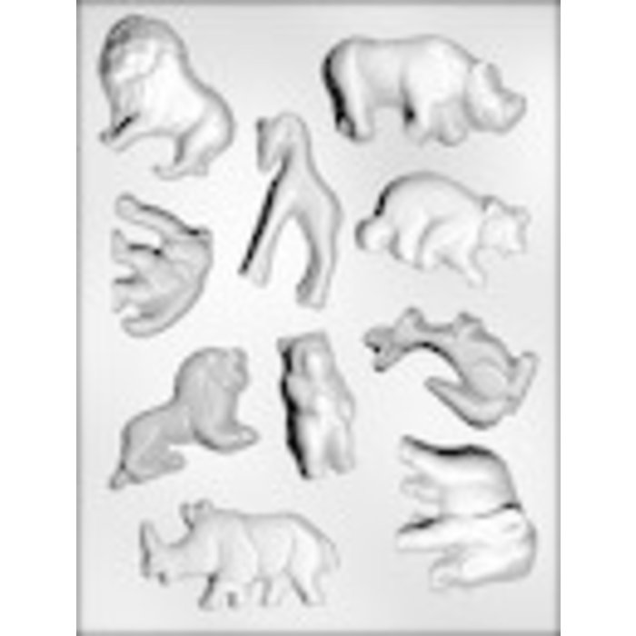 Zoo Animals Candy Mold by Ck Products 90-11184