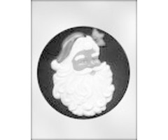 Santa Face On Circle Christmas Candy Mold 90-4617