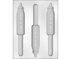 It's A Boy Bottle Pretzel Candy Mold