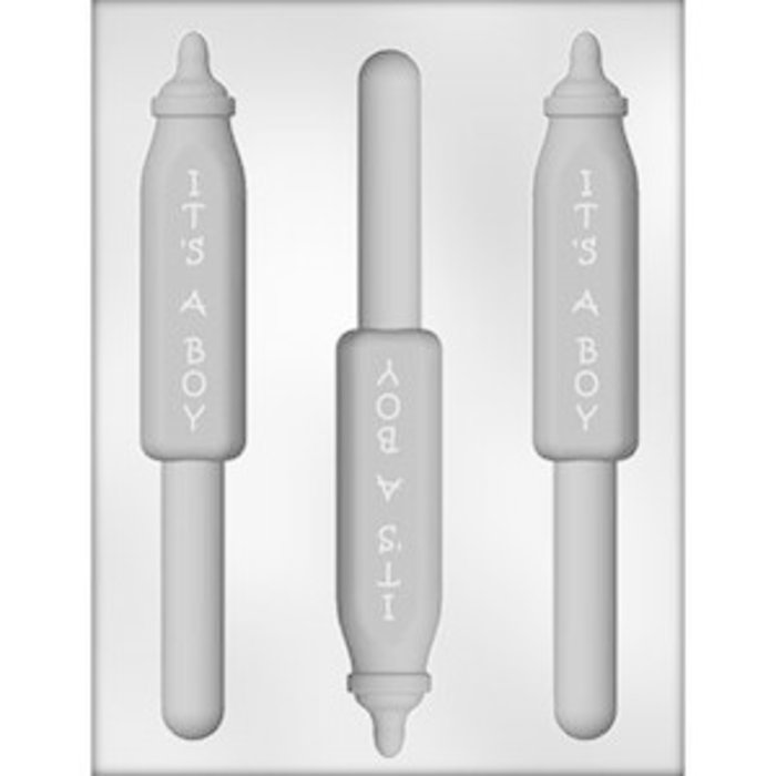 It's A Boy Bottle Pretzel Candy Mold