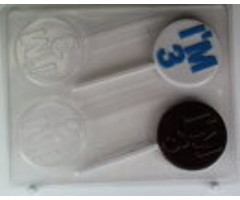 I'm 3 Birthday Sucker Mold by Concepts in Candy N003