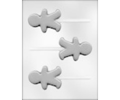 Gingerbread Boy Sucker candy mold 3-3/8" 90-4247