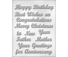Salutations Chocolate Candy Mold
