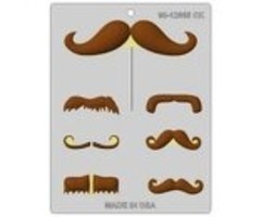 Mustache Hard Candy Mold 8H-12665