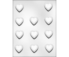 Ruffled Heart Valentine's Day Candy Mold by Ck Products 90-1007