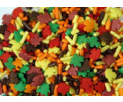 Fall Leaves Sprinkles Mix 2 Cups