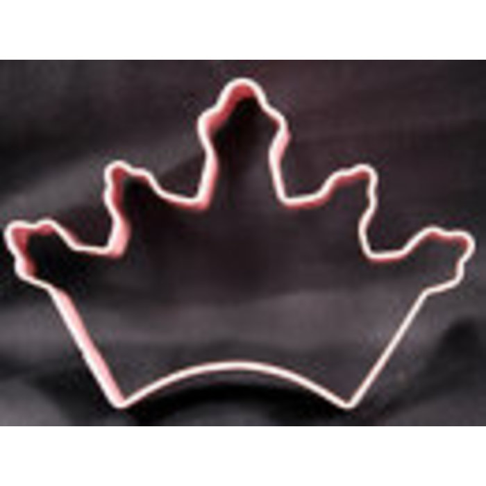 Princess Crown Shaped Cookie Cutter Pink