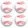 Baseball Edible Cupcake Toppers