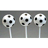 Soccer Ball Cupcake Picks