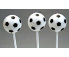 Soccer Ball Cupcake Picks