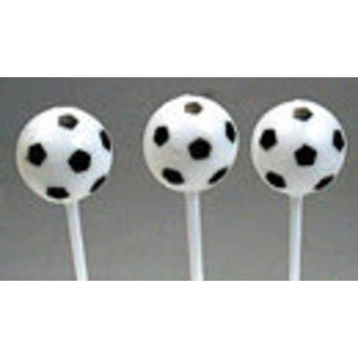 Soccer Ball Cupcake Picks