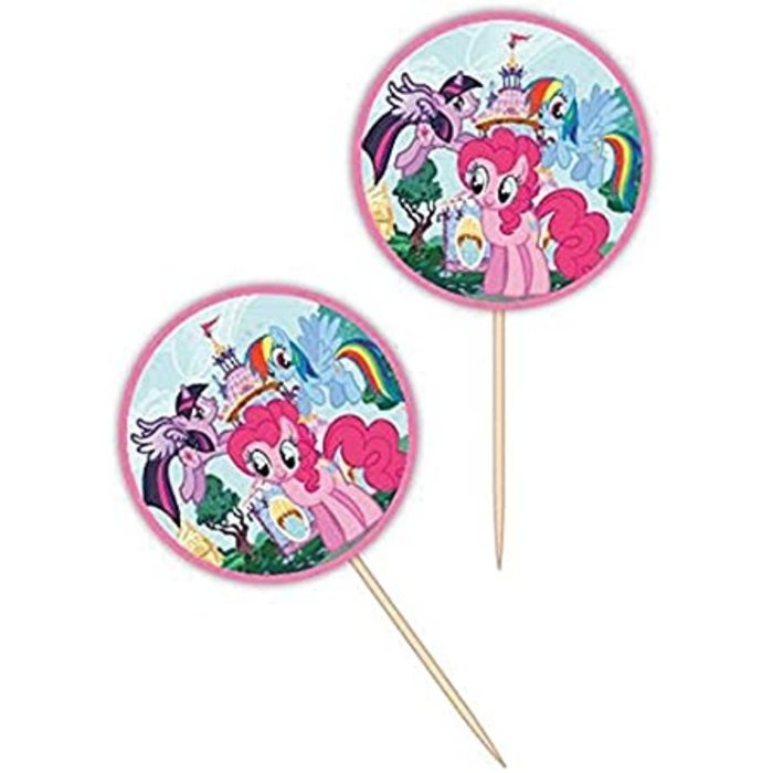 My Little Pony Cupcake Picks