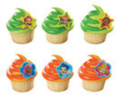Bubble Guppies Cupcake Rings