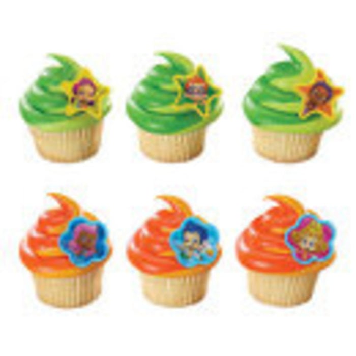 Bubble Guppies Cupcake Rings