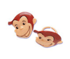 Curious George Cupcake Rings