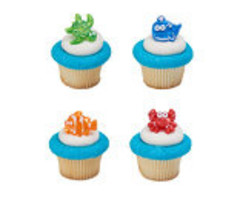 Whale, Turtle, Crab, Fish Rings