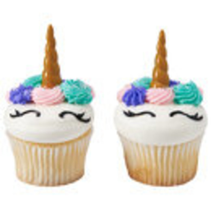 Unicorn Horn Cupcake Picks