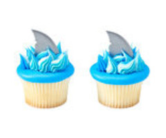 Shark Fin Cupcake Picks