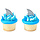 Shark Fin Cupcake Picks