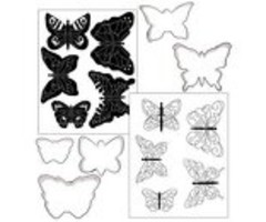 Butterfly Texture Cookie Cutter Set by Autumn Carpenter