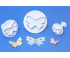 Butterfly Plunger Fondant and Gum Paste Cutter set
