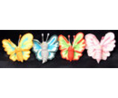 Butterfly Cupcake Toppers Multicolored made of Royal Icing