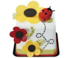 Ladybug Cake Toppers