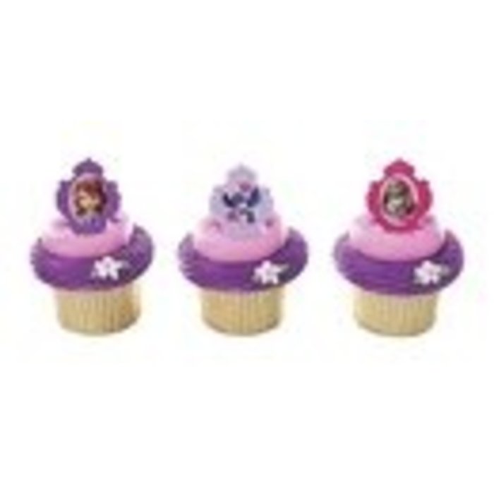 Sofia the First Cupcake Rings