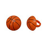 Basketball Cupcake Rings 3-D