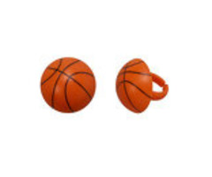 Basketball Cupcake Rings 3-D