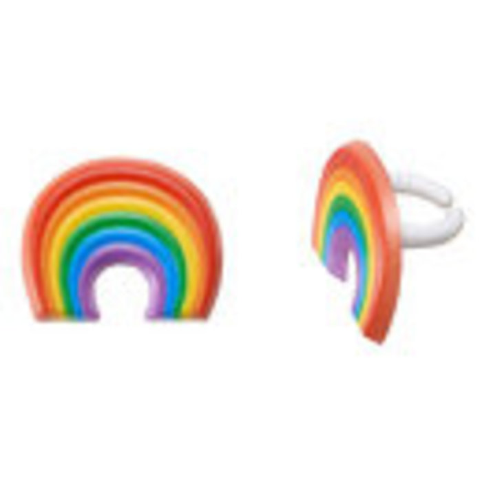 Rainbow Cupcake Rings