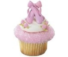 Ballet Slippers Cupcake Rings