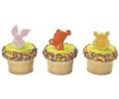 Pooh, Tigger and Piglet Cupcake Rings
