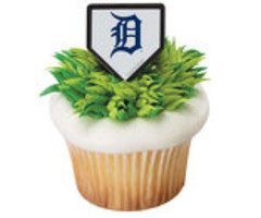 Detroit Tigers Cupcake Rings