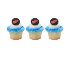 Detroit Red Wings Cupcake Rings